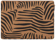 Hindbag Ava Medium 15inch Laptop Case - Cinnamon Zebra Brown