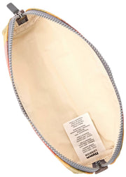 Roka Tate Small Cotton Canvas Pouch - Faded Multi Stripe