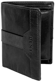 Dents Itchen Passcase Wallet - Black