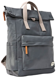 Roka Canfield B Medium Recycled Nylon Backpack - Beluga Grey