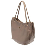 Elie Beaumont Curved Soft Tote Bag - Mink Beige