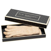 Elie Beaumont Knitted Weave Gloves - Oat Beige