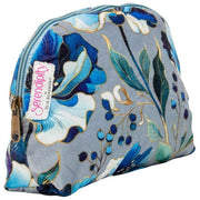 Elie Beaumont Serendipity Velvet Cosmetic Pouch - Silver Orchid