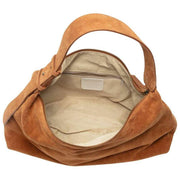 Elie Beaumont Suede Slouch Bag - Tan