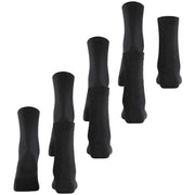 Esprit Solid 4 Pack Socks - Black