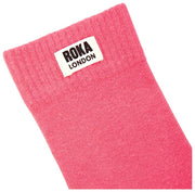 Roka Wimbledon Crew Socks - Sugar Coral Pink