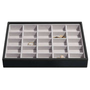 stackers-classic-set-of-4-jewellery-box---black-raffia-34950137