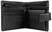 Dents Aire Coin Bifold Wallet - Black