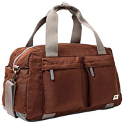 Roka Gatwick Medium Recycled Canvas Duffle Bag - Chocolate Brown