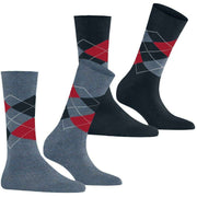 burlington-everyday-argyle-2-pack-socks---denim-mel-blue-34597992