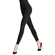 Falke Cotton Seamless Leggings - Black