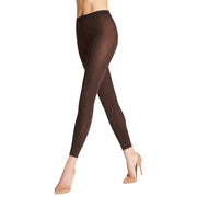 Falke Cotton Touch Leggings - Cigar Brown