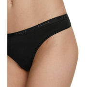 Falke Daily Comfort 2-Pack Thong - Black