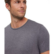 Falke Daily Comfort Crew Neck 2 Pack T-Shirt - Dark Grey Heather