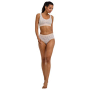 Falke Daily Comfort Print 2-Pack Bustier Bralette - Beige/Blue