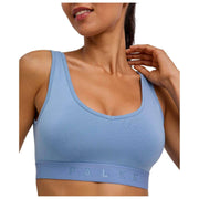 Falke Daily Comfort Print 2-Pack Bustier Bralette - Beige/Blue