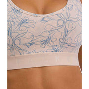 Falke Daily Comfort Print 2-Pack Bustier Bralette - Beige/Blue