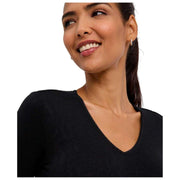 Falke Daily Phython String Bodysuit - Black