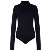 Falke Daily Polo Brief Bodysuit - Black