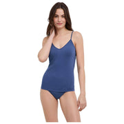 Falke Daily Seamless Spaghetti Top - Captain Blue