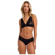 Falke Delicate Touch Triangle Bralette - Black