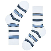 Falke Marina Stripe Socks - White