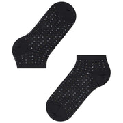 Falke Multispot Sneaker Socks - Black