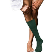 Falke No 13 Finest Piuma Cotton Knee High Socks - Hunter Green