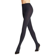 Falke Pure Matt 100 Denier Tights - Marine Blue