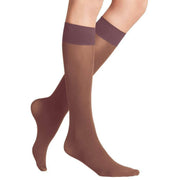 Falke Pure Matt 50 Denier Knee High Socks - Roan Rouge Red