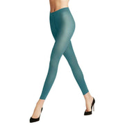 Falke Pure Matt 50 Denier Leggings - Peacock Blue