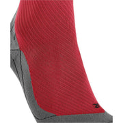 Falke RU Compression Energy Running Knee-High W2 Socks - Black/Scarlet Red