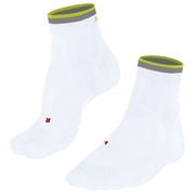 Falke RU4 Endurance Reflect Running Short Socks - White/Green