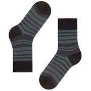 Falke Sensitive Sunset Stripe Socks - Black