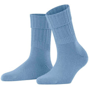 Falke Striggings Rib Boot Socks - Airy Blue