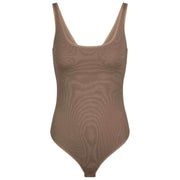 Falke Timeless Cotton Tank String Bodysuit - Milkshake Brown