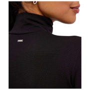 Falke Timeless Cotton Turtle-Neck String Bodysuit  - Black