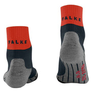 Falke TK2 Explore Trekking Short Socks - Space Blue/Orange