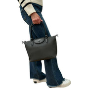 david-jones-medium-canvas-effect-shopper-bag---black-34502157