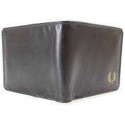 Fred Perry Coated Billfold Wallet - Black