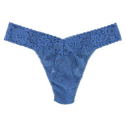 Hanky Panky Daily Lace Original Rise Thong - Storm Cloud Blue