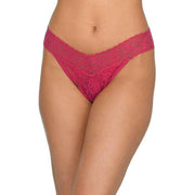 Hanky Panky Signature Lace 5 Pack Original Rise Thong - Pink/Blue/Brown