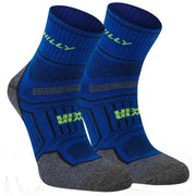 Hilly Twin Skin Anklet Socks - Cobalt Blue/Grey Marl