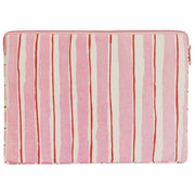 Hindbag Ava Small 13inch Laptop Case - Red/Pink Stripes
