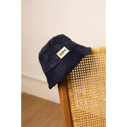 Hindbag Bob Bucket Hat - Velvet Navy Blue