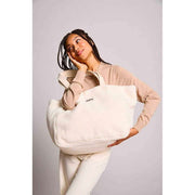 Hindbag Claude Teddy Tote Bag - Arctic White