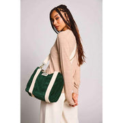 Hindbag Louise Square Crossbody Bag - Velvet Pine Green