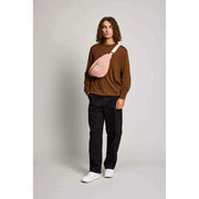 Hindbag Olivia Teddy Bum Bag - Powder Pink