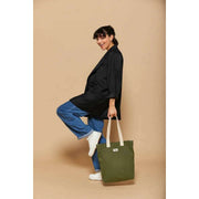 Hindbag Paul Tote Bag - Olive Green