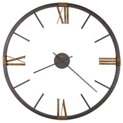 Howard Miller Prospect Park Wall Clock - Metallic Charcoal